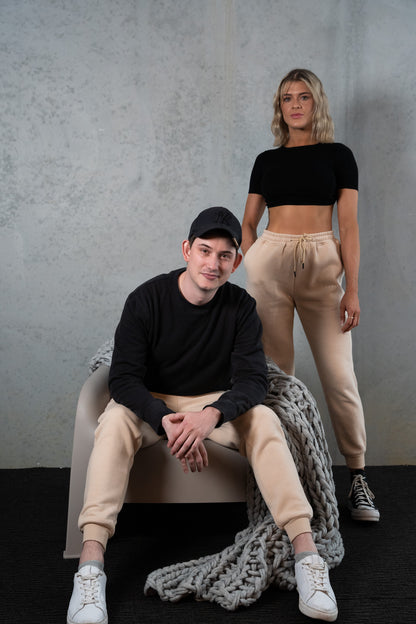 Unisex Sweatpants - Cream